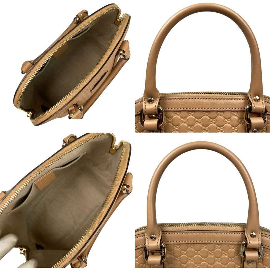 Gucci Micro Guccissima 2-Way Handbag Beige — view 5
