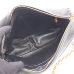 Chanel Shoulder Bag CC Logo Black Calf CC Chain — view 3
