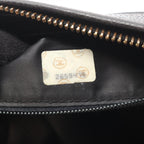 Chanel Shoulder Bag CC Logo Black Calf CC Chain — view 5