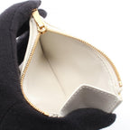 Bottega Veneta Trifold Wallet Cassette Maxi Intrecciato Small White Leather — view 6