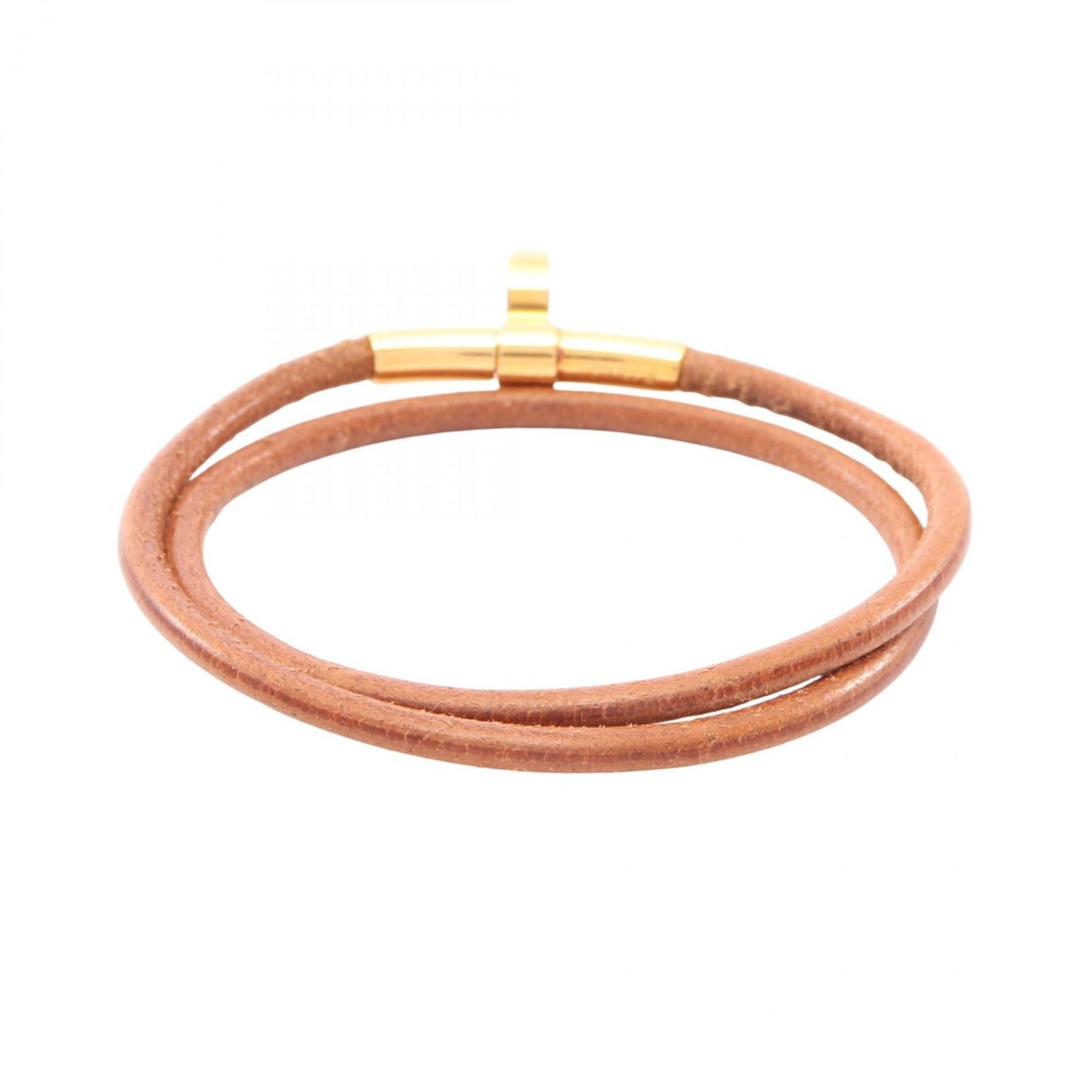 Hermes Bracelet Double Kelly Choker Leather — view 2
