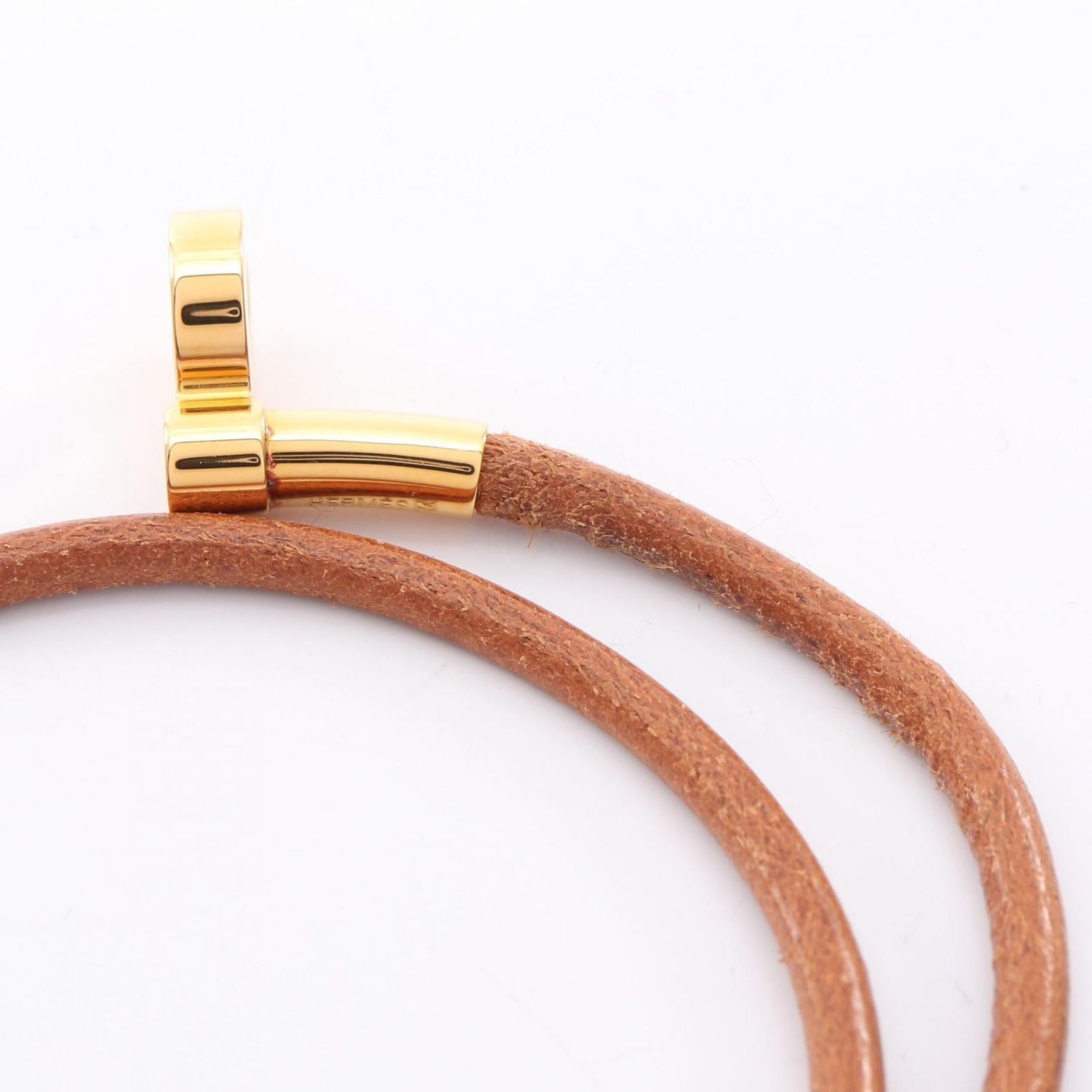 Hermes Bracelet Double Kelly Choker Leather — view 7