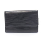 Louis Vuitton Key Case Multicles 6 Noir Leather Key Holder