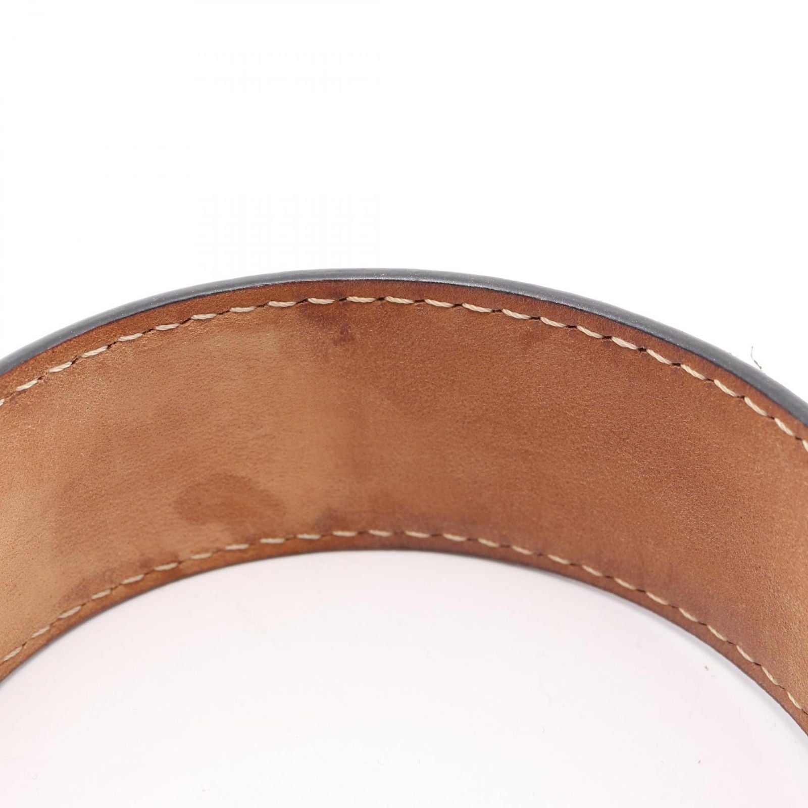Loewe Bracelet Anagram Slap Small 119.19.336 Leather Bangle — view 5
