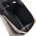 Saint Laurent Paris Bifold Wallet Monogram Gray Leather Cassandra — view 5