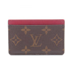 Louis Vuitton Card Case Holder Sample Fuchsia Leather