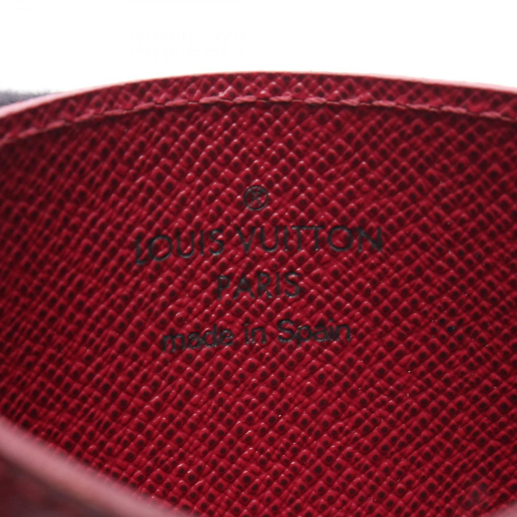 Louis Vuitton Card Case Holder Sample Fuchsia Leather — view 4