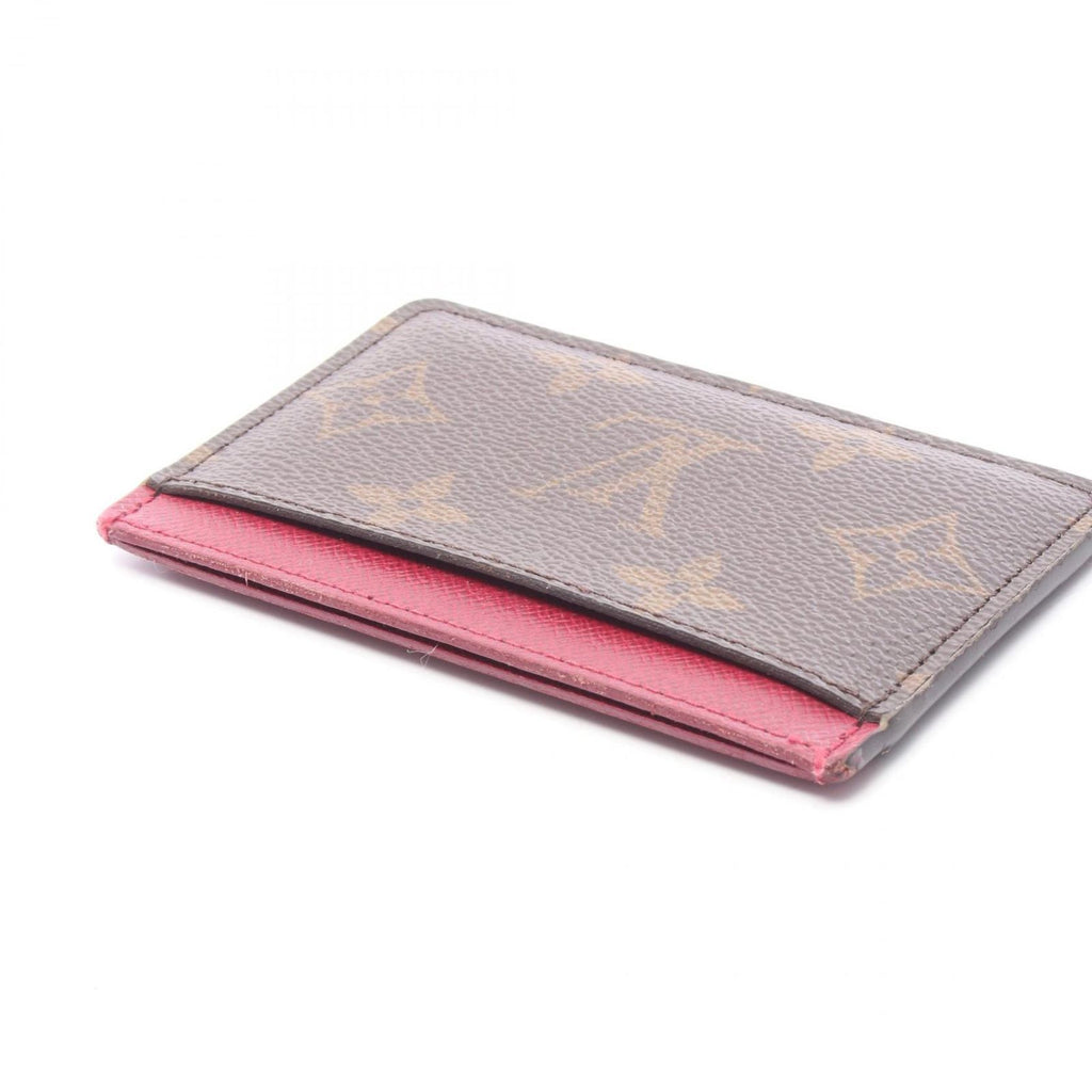 Louis Vuitton Card Case Holder Sample Fuchsia Leather — view 3