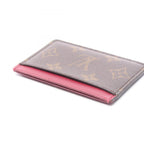 Louis Vuitton Card Case Holder Sample Fuchsia Leather — view 3