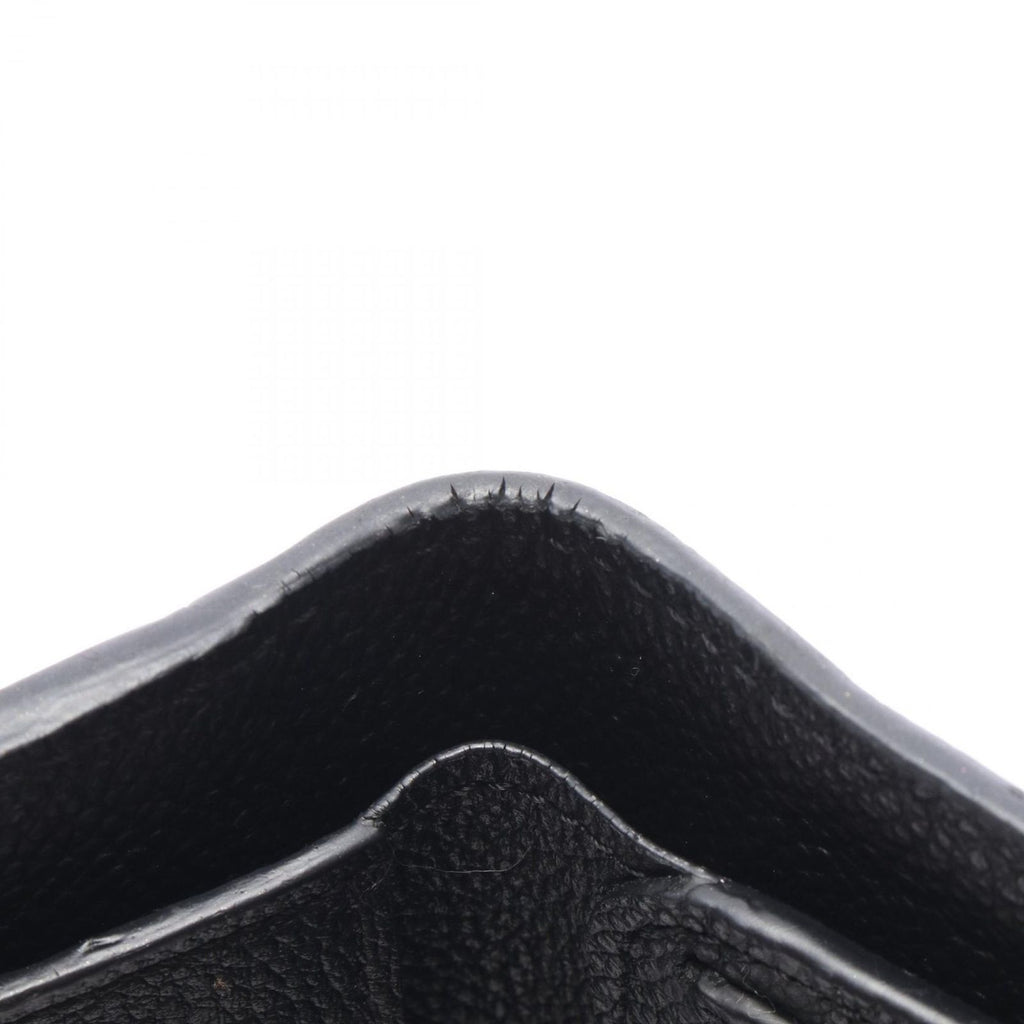 Louis Vuitton Trifold Wallet Portefeuille Compact Noir Leather Curille — view 7