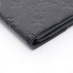 Louis Vuitton Trifold Wallet Portefeuille Compact Noir Leather Curille — view 9