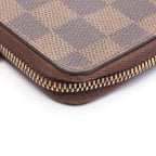 Louis Vuitton Coin Case Canvas Zippy Purse — view 9