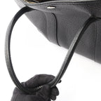 Hermes Tote Garden Party PM Steeple Quadrige Black Leather — view 8
