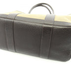 Hermes Tote Garden Party PM Khaki Ebene Canvas Leather — view 8