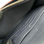 Louis Vuitton Portefeuille Lockme II Leather Navy Wallet Silver — view 6