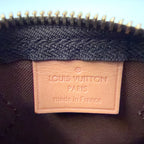 Louis Vuitton Nano Speedy Monogram Leather Brown Handbag Gold — view 4