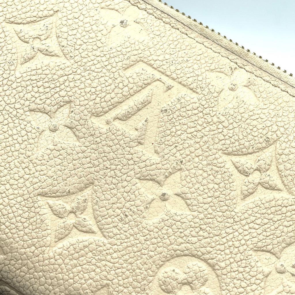 Louis Vuitton Empreinte Zippy Monogram Leather Light Beige Wallet Gold — view 5