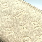 Louis Vuitton Empreinte Zippy Monogram Leather Light Beige Wallet Gold — view 5