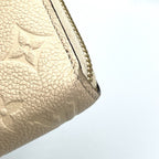Louis Vuitton Empreinte Zippy Monogram Leather Light Beige Wallet Gold — view 6
