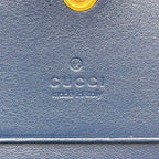 Gucci Zumiflora Compact Leather Canvas Multicolor Bifold Wallet Gold — view 4