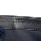Fendi Baguette Continental Leather Black Wallet Gold — view 4