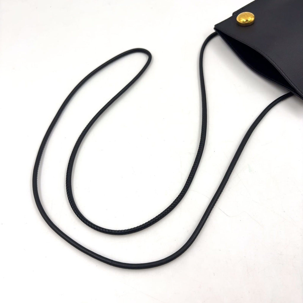 Loewe Dice Pocket with Customization Leather Black Shoulder Bag Gold — view 5