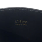 Loewe Dice Pocket with Customization Leather Black Shoulder Bag Gold — view 4