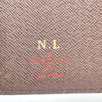 Louis Vuitton Agenda PM Damier Initials Brown Notebook Cover Gold — view 4