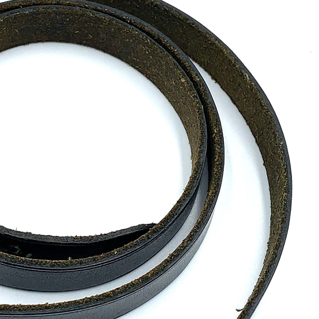 Hermes Hapi 2 Leather Black Bracelet Silver — view 8
