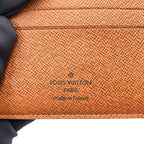 Louis Vuitton Portefeuille Multiple Monogram Leather Brown Bifold Wallet — view 4