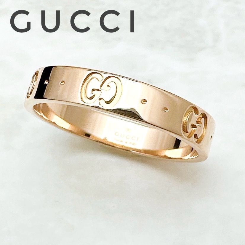 Gucci Icon Pink Gold Ring