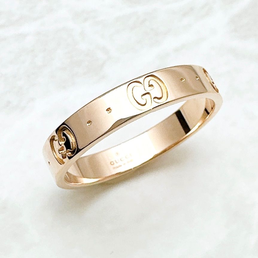 Gucci Icon Pink Gold Ring