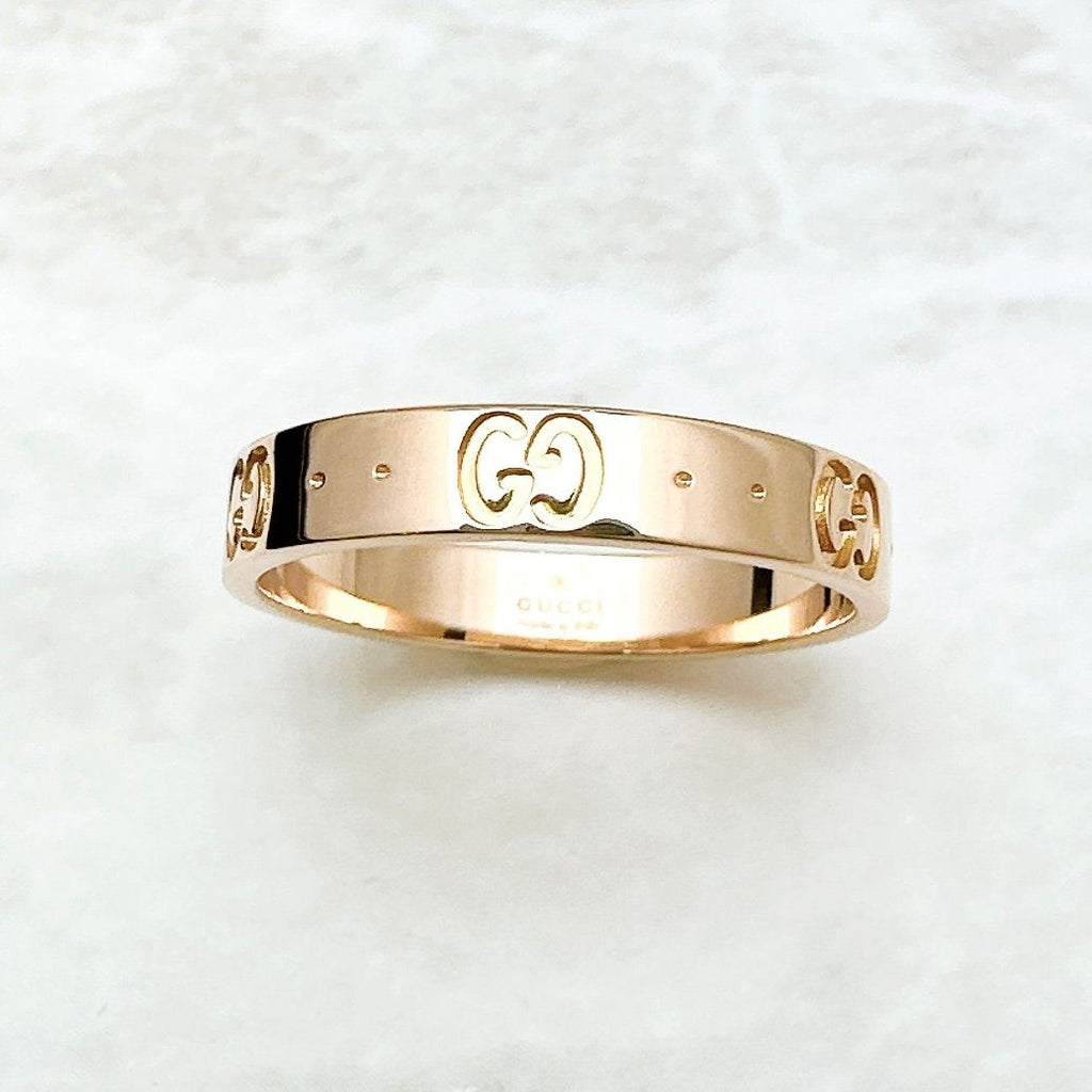 Gucci Icon Pink Gold Ring