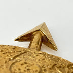 Chanel Brooch Vintage CC Logo Motif Gold — view 8