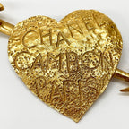 Chanel Brooch Vintage CC Logo Motif Gold — view 3