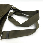 Prada Shoulder Bag Triangle Logo Nylon Khaki — view 6