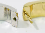 Louis Vuitton LV Book Cles Doreil Nanogram Hoop Earrings Metal Gold Silver — view 4