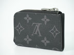 Louis Vuitton LV Porte-Monnaie Jour Monogram Eclipse Coin Case Black Gray — view 2
