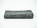 Louis Vuitton LV Porte-Monnaie Jour Monogram Eclipse Coin Case Black Gray — view 3