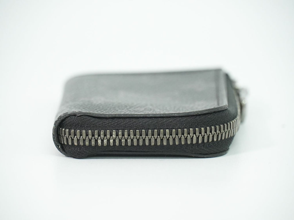 Louis Vuitton LV Porte-Monnaie Jour Monogram Eclipse Coin Case Black Gray — view 4