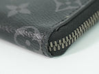 Louis Vuitton LV Porte-Monnaie Jour Monogram Eclipse Coin Case Black Gray — view 7
