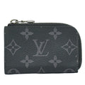 Louis Vuitton LV Porte-Monnaie Jour Monogram Eclipse Coin Case Black Gray