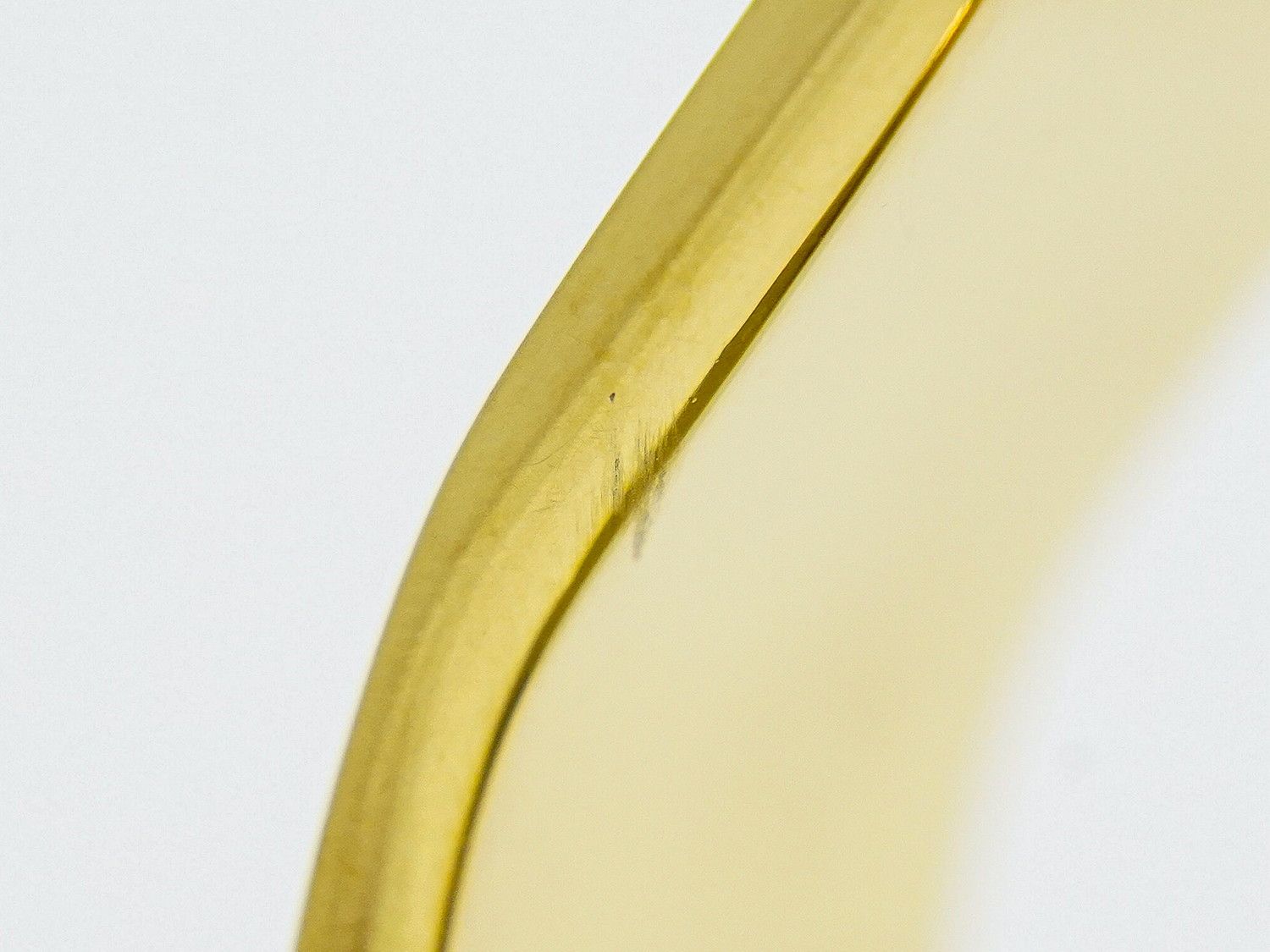 Hermes Enamel GM Bangle Bracelet Cloisonne Gold Plated Navy Email — view 8