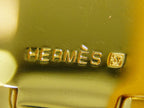 Hermes Enamel GM Bangle Bracelet Cloisonne Gold Plated Navy Email — view 9