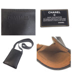 Chanel Vintage Black Gold Leather Shoulder Bag Pochette — view 5