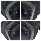 Prada Tessuto Black Silver Nylon Leather Tote — view 3