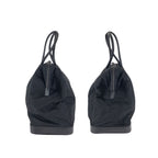 Prada Tessuto Black Silver Nylon Leather Tote — view 8
