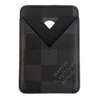 Louis Vuitton Damoflage Card Holder Magnet Magsafe Compatible Black Case