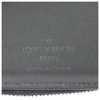 Louis Vuitton Aerogram Portefeuille Pilot Black Leather Folded Wallet Compact — view 5