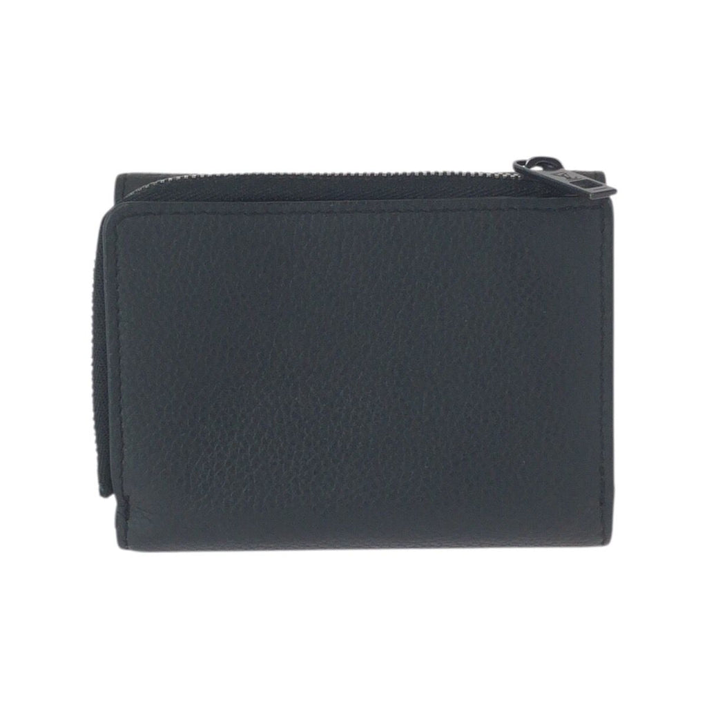 Louis Vuitton Aerogram Portefeuille Pilot Black Leather Folded Wallet Compact — view 2
